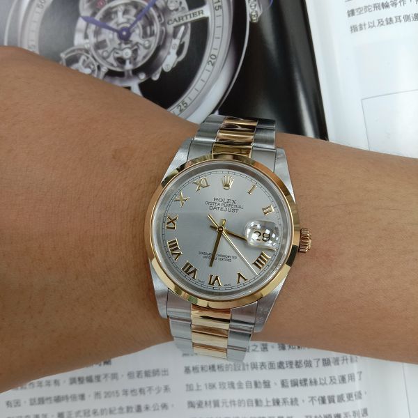 彰化流當手錶拍賣 原裝 美品 ROLEX 勞力士 16203 自動 男錶 盒單齊全 9成9新 ZR563